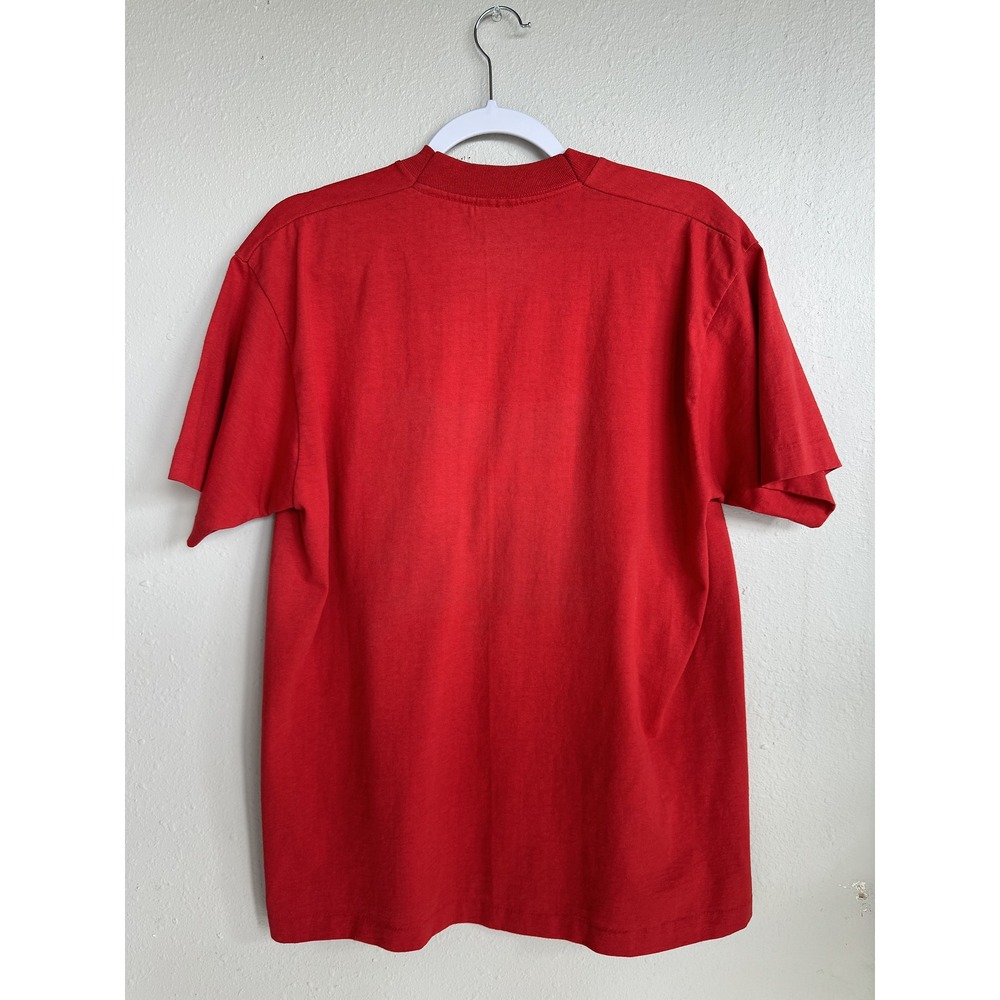 Vintage 90s The Statlers Country Band Shirt Red Graphic Tee Screen Stars XL - Picture 6 of 6